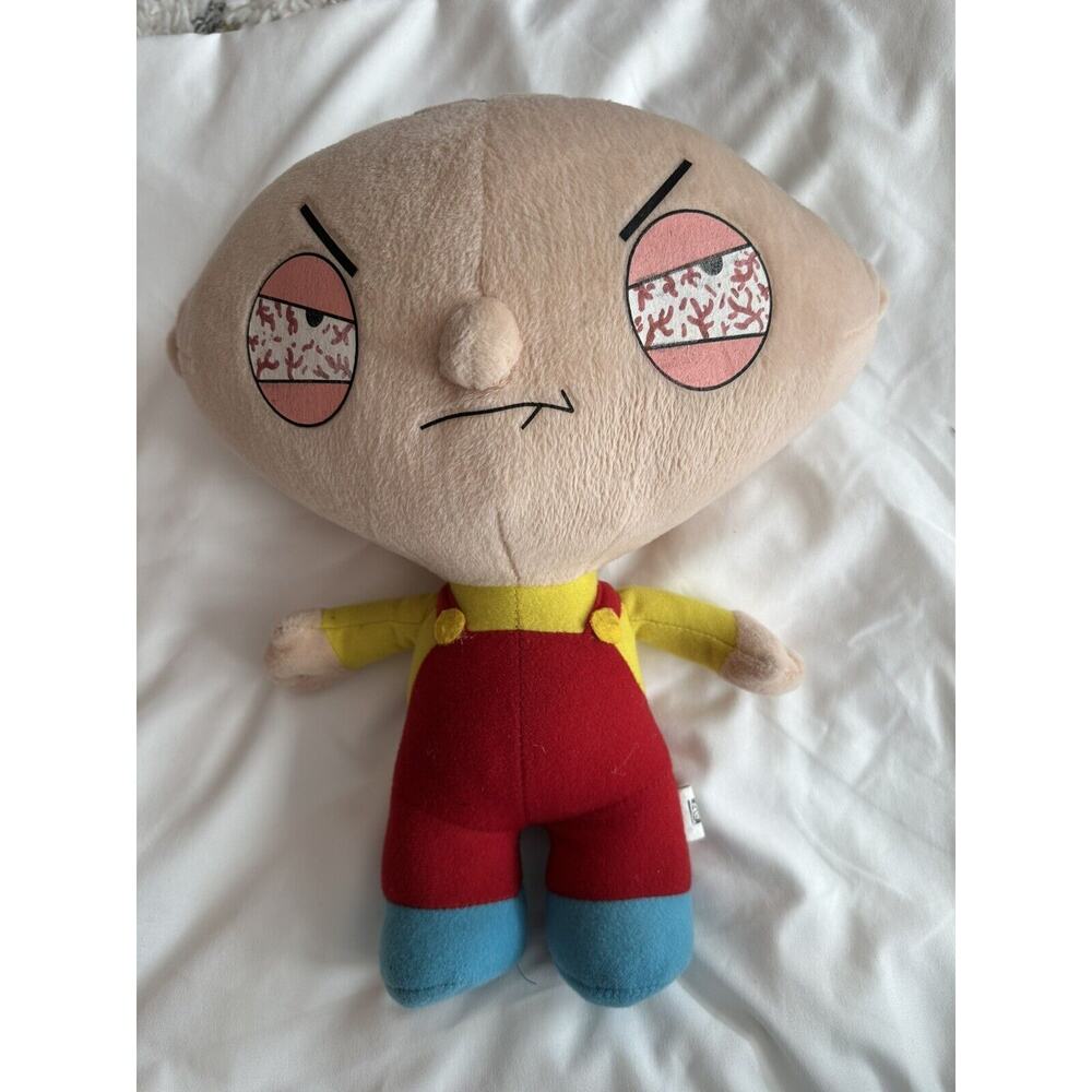 Family Guy Stewie Griffin Big Head Plush Stuffed Doll 13” 20th Century Fox 2007